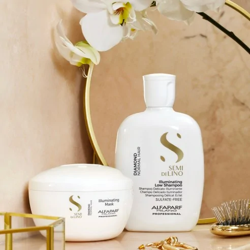 Alfaparf - Semi di Lino Diamond Illuminating Low Shampoo 250 ml | Coserty.com