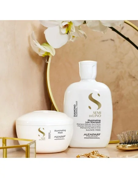 Alfaparf - Semi di Lino Diamond Illuminating Low Shampoo 250 ml | Coserty.com