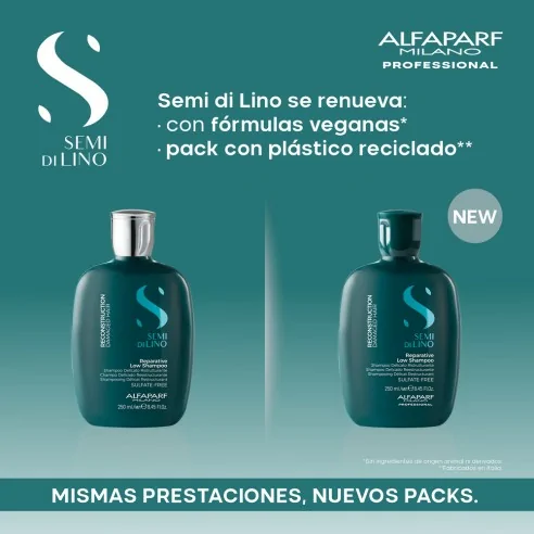 Alfaparf - Semi di Lino Reconstruction Reparative Low Shampoo 250 ml | Coserty.com