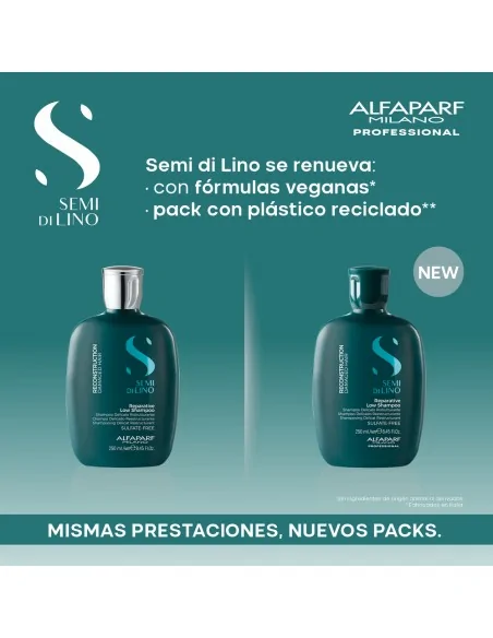 Alfaparf - Semi di Lino Reconstruction Reparative Low Shampoo 250 ml | Coserty.com