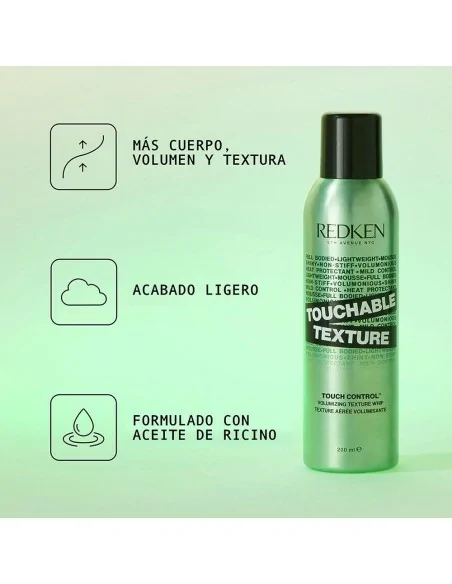 Redken - Laca Texturizadora Touchable Texture Touch Control 250 ml