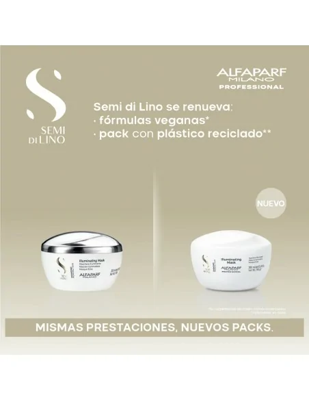 Alfaparf - Semi di Lino Diamond Illuminating Mask 200 ml | Coserty.com