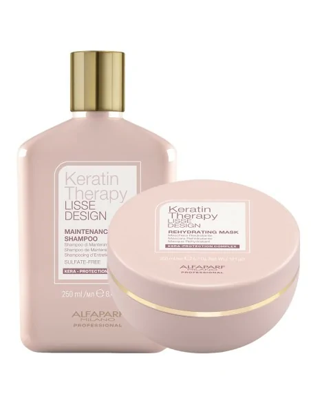 Alfaparf - Keratin Therapy Lisse Design Champú 250 ml + Mascarilla 200 ml