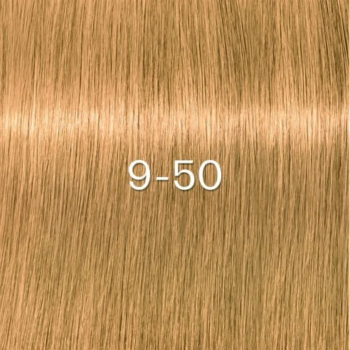 Schwarzkopf - Tinte sin Amoniaco Igora Zero AMM 9-50 Rubio Muy Claro Dorado Natural 60 ml