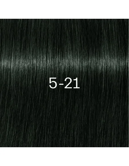 Schwarzkopf - Tinte sin Amoniaco Igora Zero AMM 5-21 Castaño Claro Humo Ceniza 60 ml