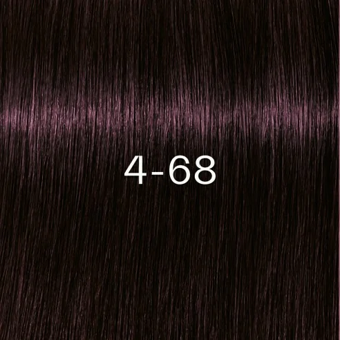 Schwarzkopf - Tinte sin Amoniaco Igora Zero AMM 4-68 Castaño Medio Chocolate Rojo 60 ml