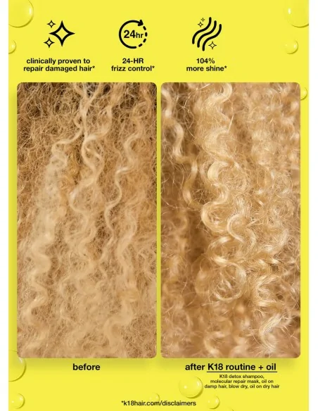 K18 - Aceite Capilar Reparador Molecular 30 ml