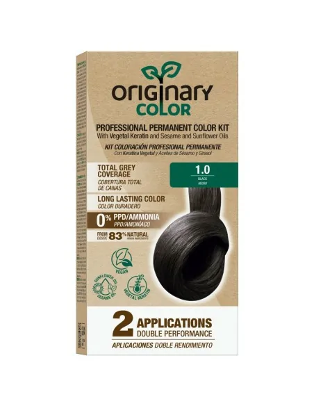 Originary Color - Professional Permanent Color Kit 1-0 Black