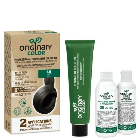 Originary Color - Professional Permanent Color Kit 1-0 Black