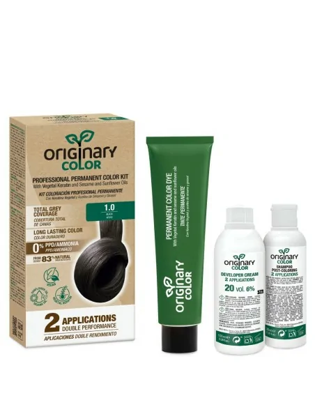 Originary Color - Professional Permanent Color Kit 1-0 Black
