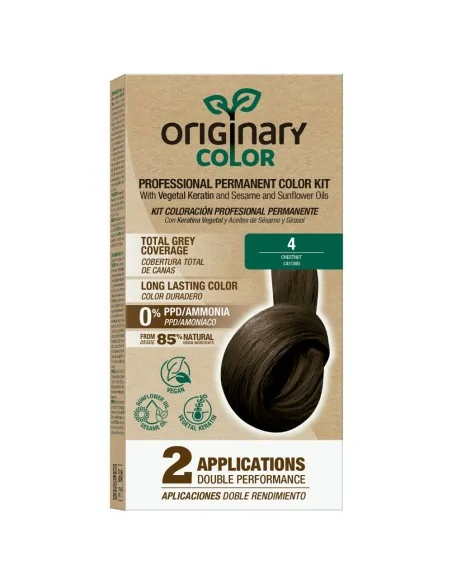 Originary Color - Professional Permanent Color Kit 4 Chestnut