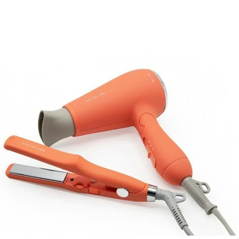 Corioliss - Coral Travel Kit | Hair Straightener + Hair Dryer