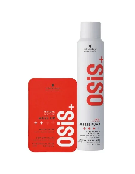 Schwarzkopf - Osis+ Pack Mess Up 100 ml + Freeze Pump 200 ml