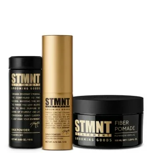 STMNT - Pack Staygold Fiber Pomade 100 ml + Wax Powder 15 g + Spray Powder 4 g