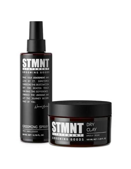 STMNT - Nomad Barber Pack Dry Clay 100 ml + Grooming Spray 200 ml