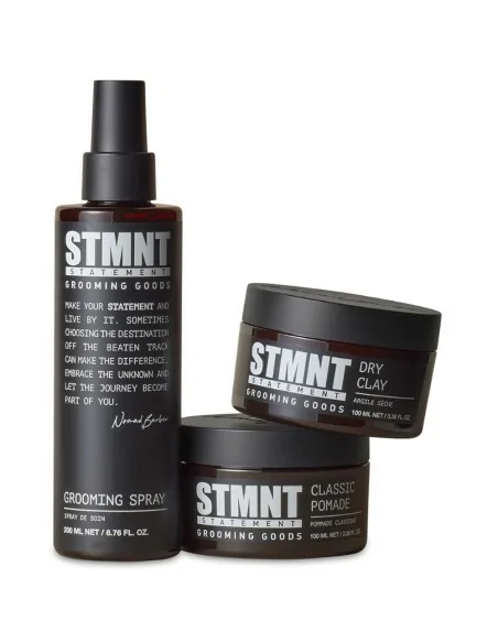 STMNT - Nomad Barber Pack Classic Pomade + Dry Clay + Grooming Spray