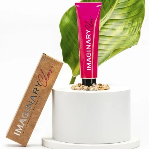 Cores Imaginárias - Corante Permanente Vermelho e Violeta 5-5 Castanho Claro Mogno 100 ml