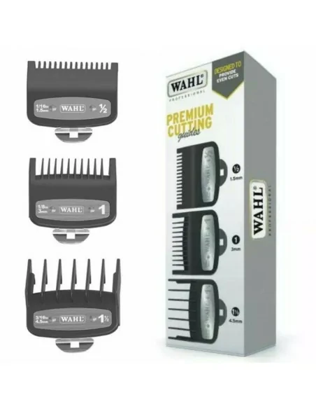 Wahl - Pack 3 peines Premium (1.5-3-4.5mm) Especial Degradados