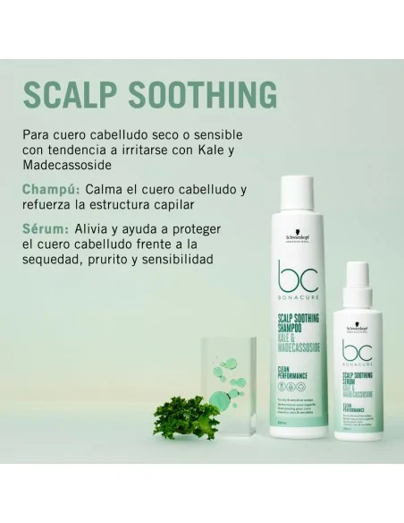 Schwarzkopf - Champú Calmante BC Bonacure Soothing Clean Performance 1000 ml