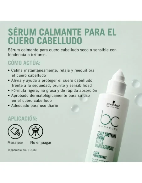 Schwarzkopf - Sérum Calmante BC Bonacure Soothing Clean Performance 100 ml