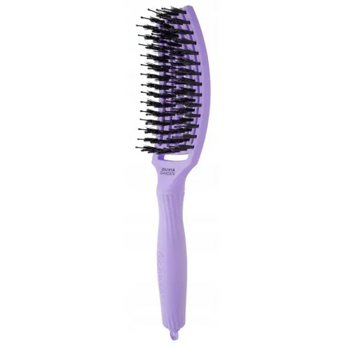Olivia Garden - Cepillo Fingerbrush Combo Bloom Lavender Medium - 1 Unidad