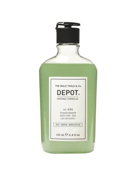 Depot - Gel Transparente de Afeitado no. 406 Transparent Shaving Gel 200 ml