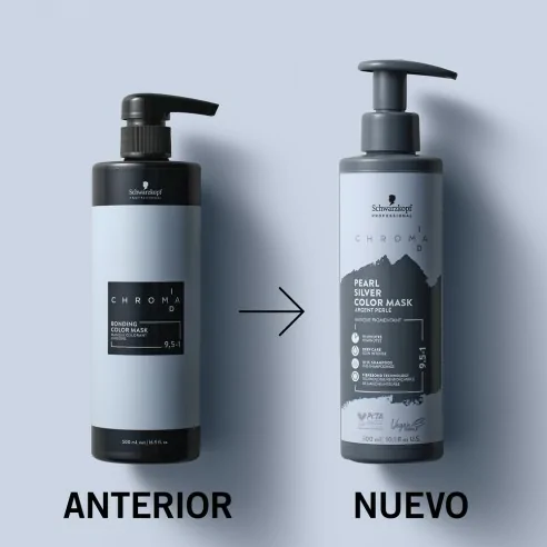 Schwarzkopf - Chroma ID Mascarilla Bonding De Color Plata Perlado 9,5-1 - 300 ml