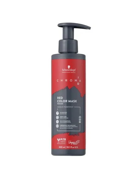Schwarzkopf - Mascarilla De Color Rojo Chroma ID RED 300 ml