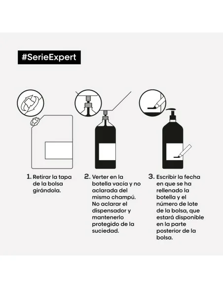 L'Oréal Professionnel - Refill de Champú Protector del Color Vitamino Color 1500 ml