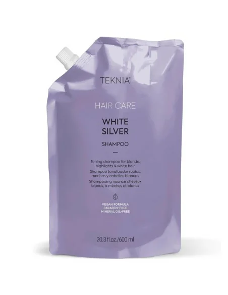 Lakme - Champú Tonalizador White Silver Refill 600 ml