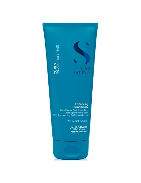 Alfaparf - Acondicionador para Rizos Semi di Lino Curls Enhancing Conditioner 200 ml | Coserty.com