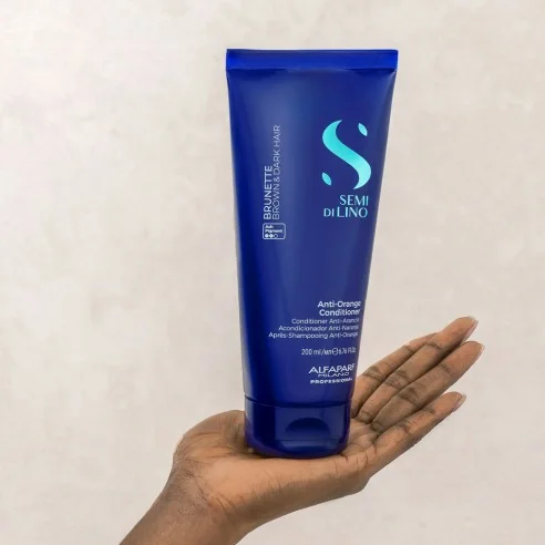 Alfaparf - Semi di Lino Brunette Anti-Orange Acondicionador 200 ml| Coserty.com