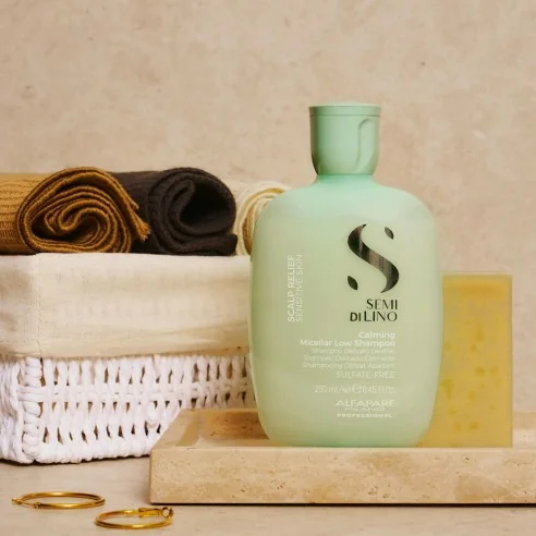 Alfaparf - Semi di Lino Scalp Relief Calming Micellar Low Champú 250 ml