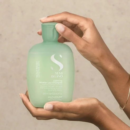 Alfaparf - Semi di Lino Scalp Relief Calming Micellar Low Champú 250 ml