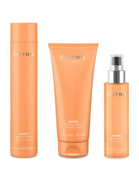 Cotril - Pack Nutro High Nourishing Miracle Shampoo 300 ml + Mask 200 ml + Oil 100 ml