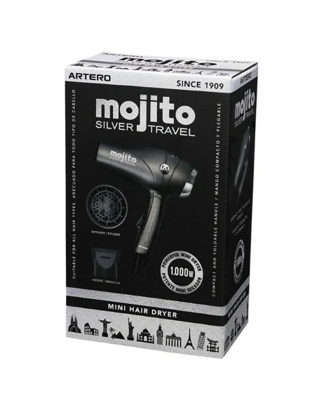 Artero - Mojito Silver Travel Mini Hair Dryer