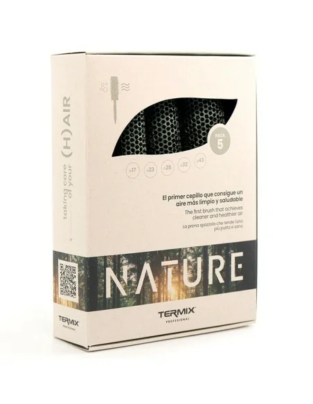 Termix - Nature Pack of 5 Thermal Round Brushes | Coserty.com