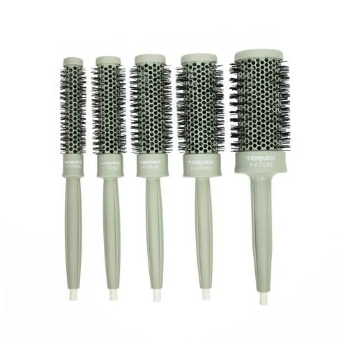 Termix - Nature Pack of 5 Thermal Round Brushes | Coserty.com