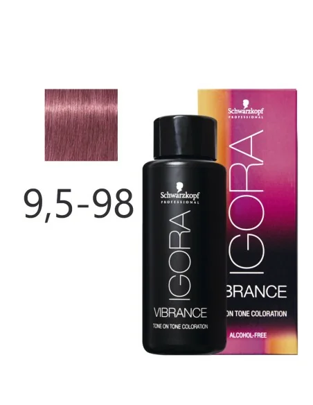 Schwarzkopf - Igora Vibrance 9,5-98 Pastel Violeta Rojo | Coserty.com