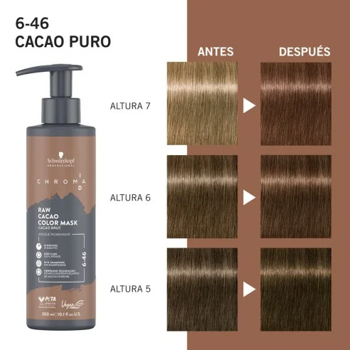 Schwarzkopf - Chroma ID 6-46 Raw Cacao Color Mask 300 ml