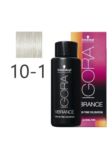 Schwarzkopf - Tonalizador Igora Vibrance 10-1 Suave Ceniza 60 ml