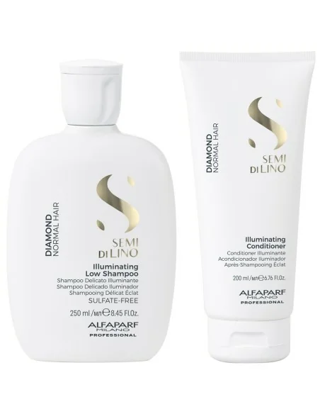 Alfaparf - Pack Diamond Iluminating Low Shampoo + Conditioner (250 ml+200 ml)