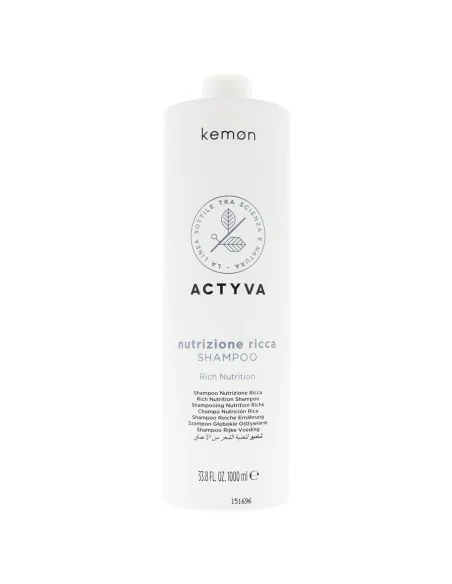 Kemon Actyva - Shampooing Nutrizione Ricca 1000 ml
