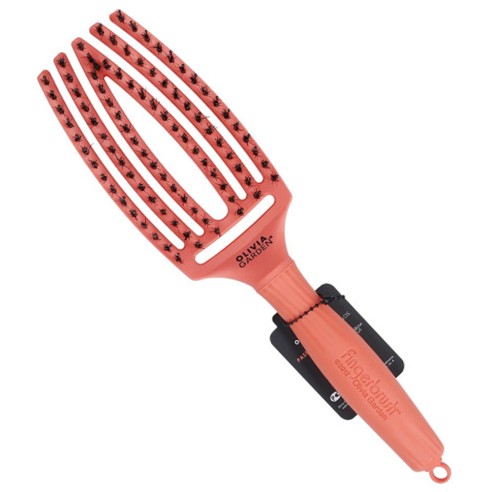 Olivia Garden - Cepillo Fingerbrush Combo Coral Medium - 1 Unidad