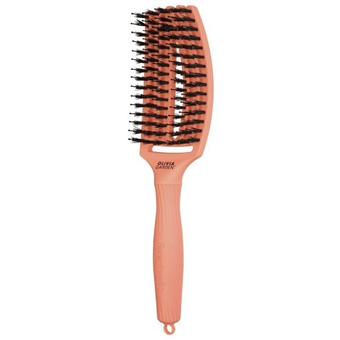 Olivia Garden - Cepillo Fingerbrush Combo Coral Medium - 1 Unidad