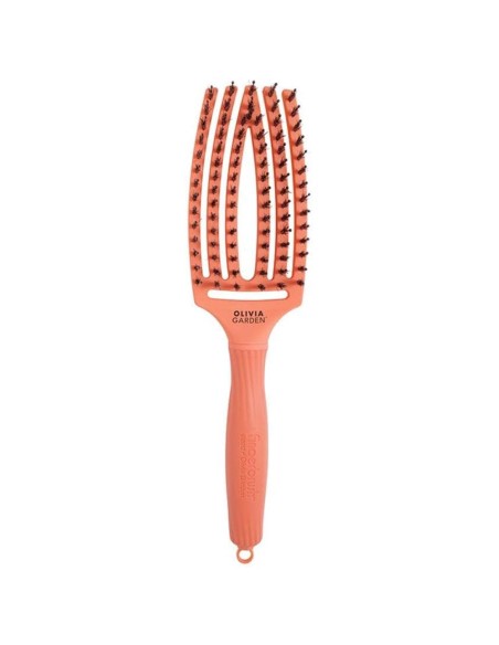 Olivia Garden - Cepillo Fingerbrush Combo Coral Medium - 1 Unidad