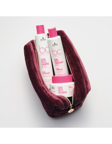 Schwarzkopf - Pack BC Bonacure Clean Color Freeze Shampoo 250 ml + Condizionatore 200 ml + Trattamento 200 ml