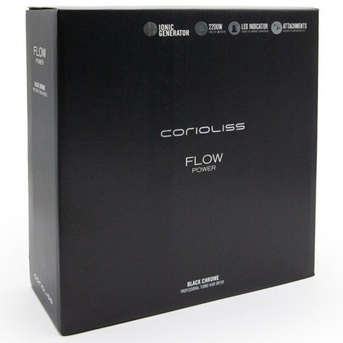 Corioliss - Flow Power Black Chrome Hair Dryer