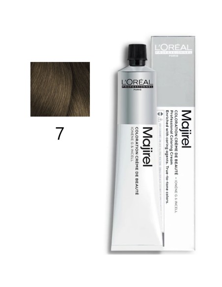 L'Oreal Professionnel - Coloración Permanente Majirel 7 Rubio 50 ml