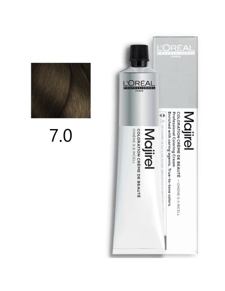 L'Oreal Professionnel - Majirel Permanent Coloration 7.0 Deep Blonde 50 ml